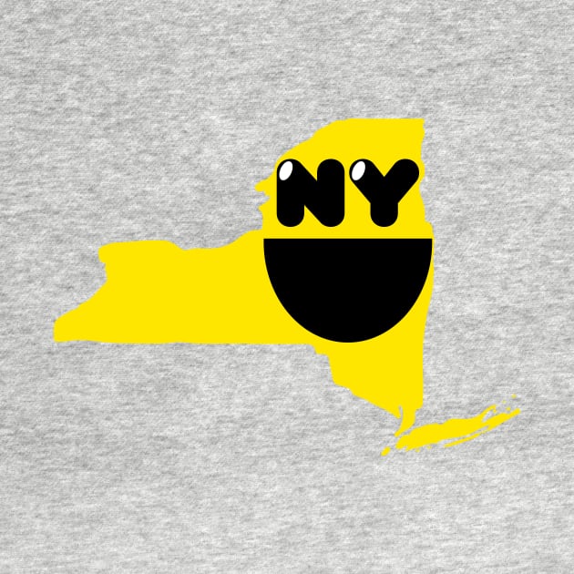 New York States of Happynes- New York Smiling Face by pelagio